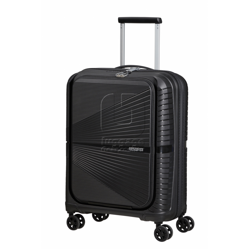AMERICAN TOURISTER AIRCONIC FRONT OPENING 55CM CABIN FRONT OPENING SPINNER ONYX BLACK