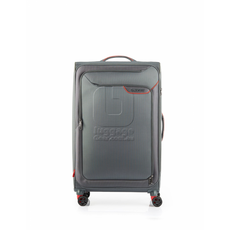 AMERICAN TOURISTER APPLITE 4 ECO EXPANDABLE 82CM GREY RED LARGE BAG