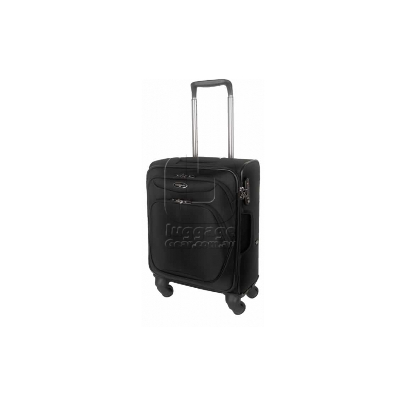 9845_55cm Cabin Spinner Suitcase Black