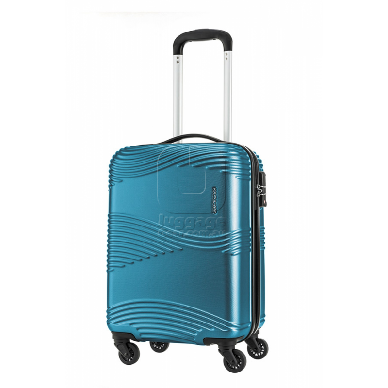 36276_55CM HARDSIDE SPINNER CABIN BAG PETROL BLUE